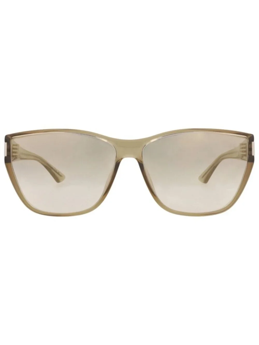 New Saint Laurent Women's Eyeglasses Cat Eye Yellow Yellow Brown
